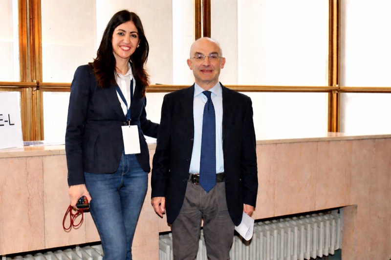 Sofia Maracchioni e il Prof. Giovanni Scambia